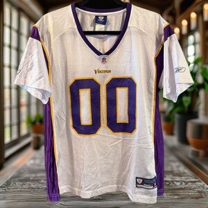 VTG Reebok NFL Players Minnesota Vikings ladies women's jersey shirt Size XL